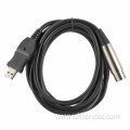 Stereo audio speaker amp cable